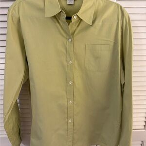 Women’s Brooks Brothers Light Green Casual Button-Down Shirt